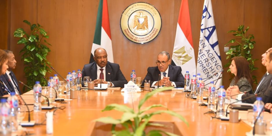 وزير الخارجية ونظيره السوداني يشاركان في احتفالية تكريم الفريق الطبي المصري المشارك في القافلة الطبية إلى السودان