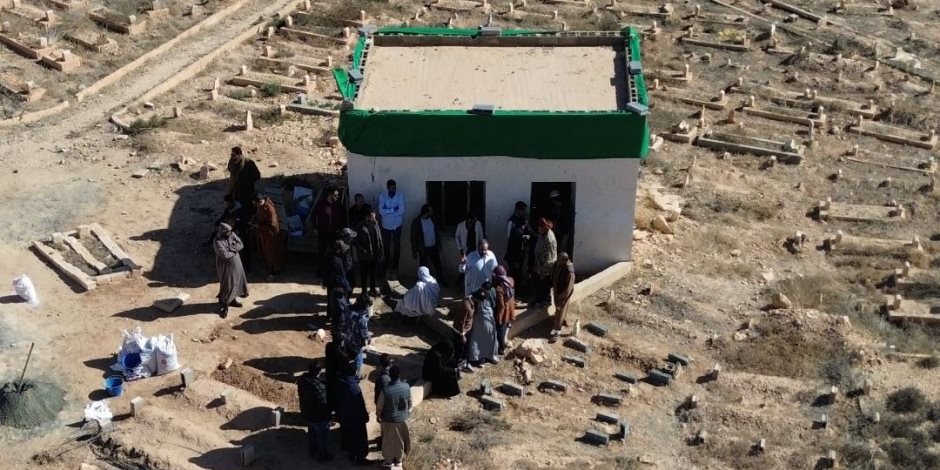 شاهد.. أول صور لقبر سيف الإسلام القذافي في بني وليد