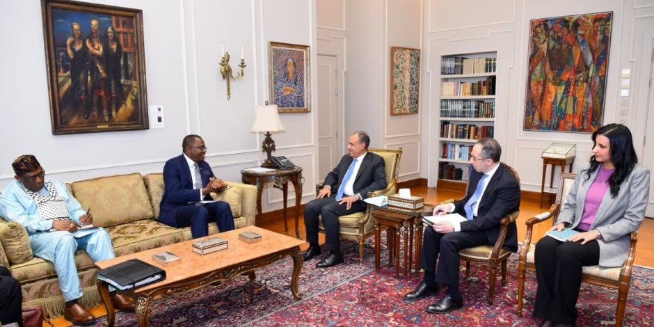 وزير الخارجية يستقبل رئيس لجنة العشرة الإفريقية لإصلاح مجلس الأمن