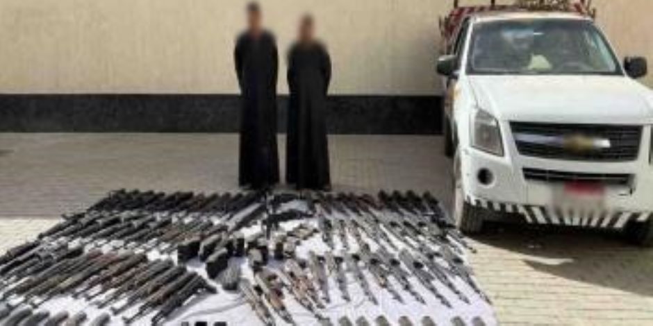 ضبط (207) قطع سلاح ناري بحوزة بؤر إجرامية بقيمة 20 مليون جنيه