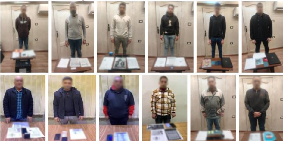 ضبط القائمين على إدارة 17 شركة لإلحاق العمالة بالخارج بدون ترخيص في الغربية 