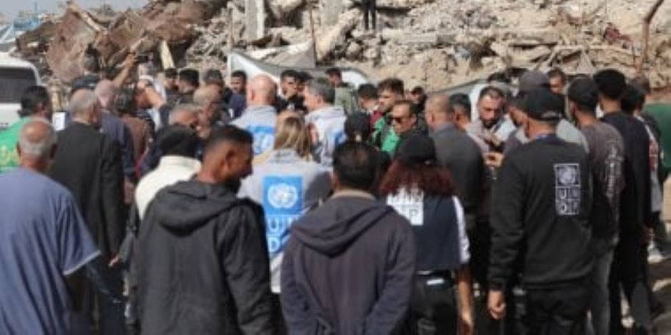 مدير برنامج الأمم المتحدة الإنمائي خلال زيارته لغزة: الدمار يفوق الخيال