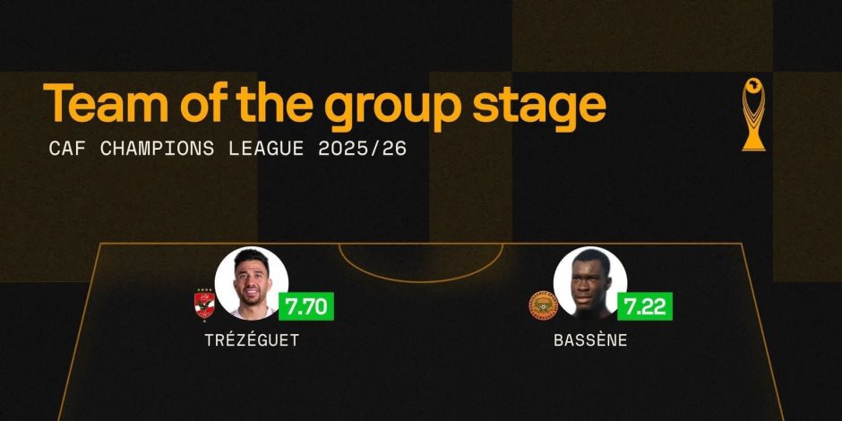 تريزيجيه أساسي فى التشكيلة المثالية لدور المجموعات فى دورى أبطال أفريقيا