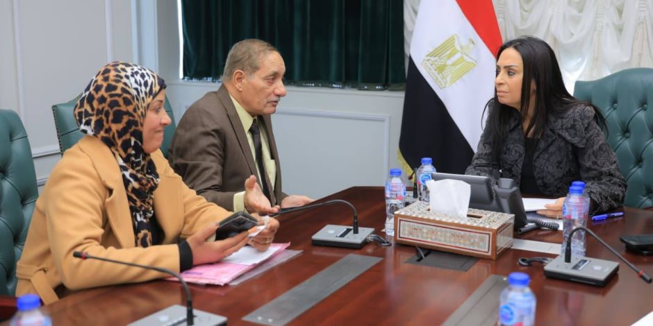 وزيرة التضامن الاجتماعي تلتقي عدداً من أعضاء مجلس النواب