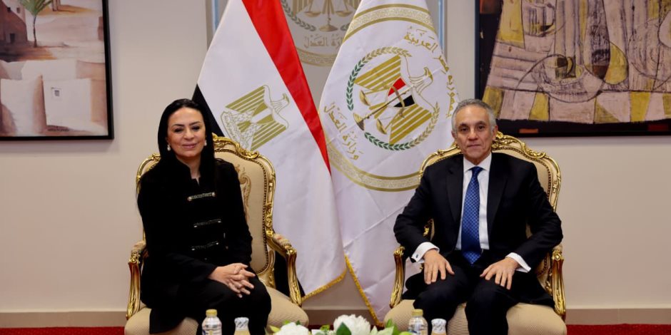 وزيرا العدل والتضامن الاجتماعي يبحثان تعزيز التعاون في عدد من مجالات العمل المشتركة