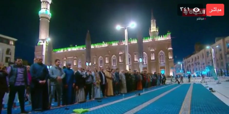 بث مباشر.. قناة الحياة تنقل صلاة التراويح من مسجد الإمام الحسين 