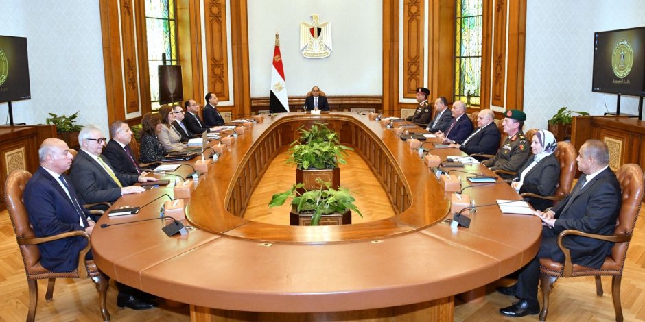 الرئيس السيسي يجتمع مع مجلس أمناء الأكاديمية الوطنية لتدريب وتأهيل الشباب
