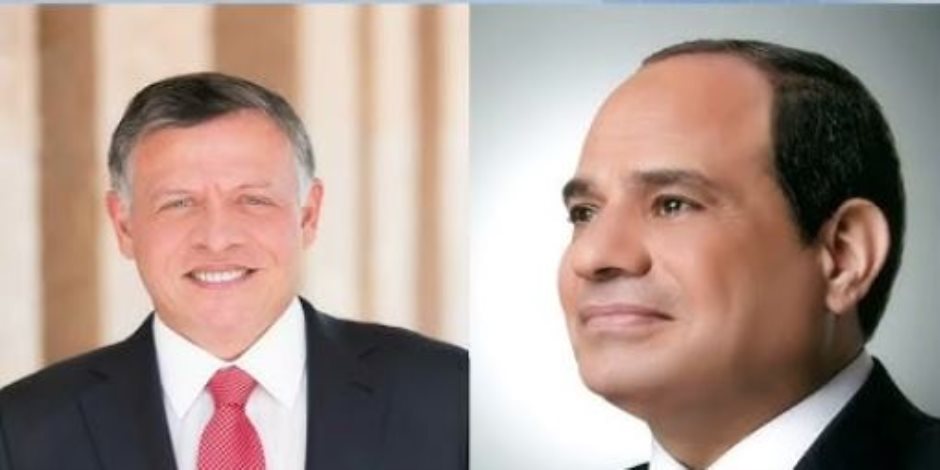 الرئيس السيسي يجري اتصالاً هاتفيًا مع ملك الأردن لمناقشة تطورات التصعيد العسكري بالمنطقة