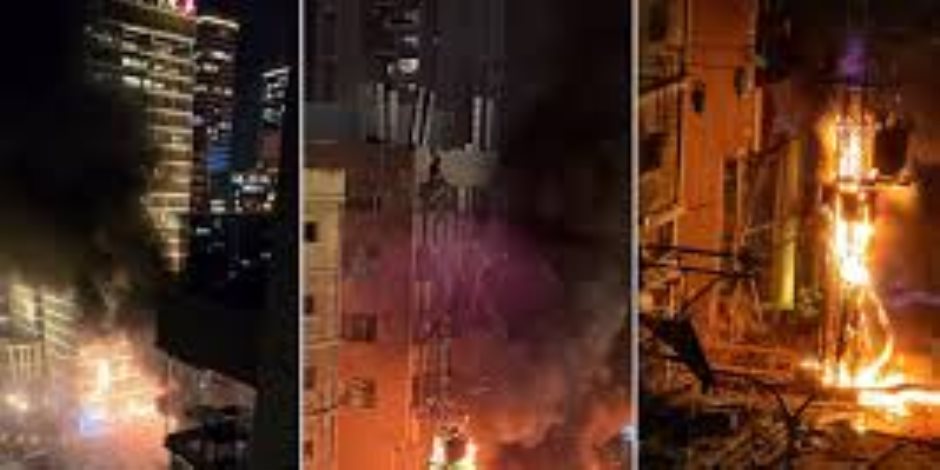 تضرر مئات المباني في "تل أبيب" جراء الرشقات الصاروخية الإيرانية وسقوط قتلى وجرحى