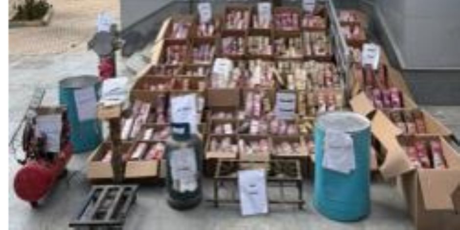 ضبط 8 ملايين قطعة ألعاب نارية خلال حملة أمنية بالمحافظات