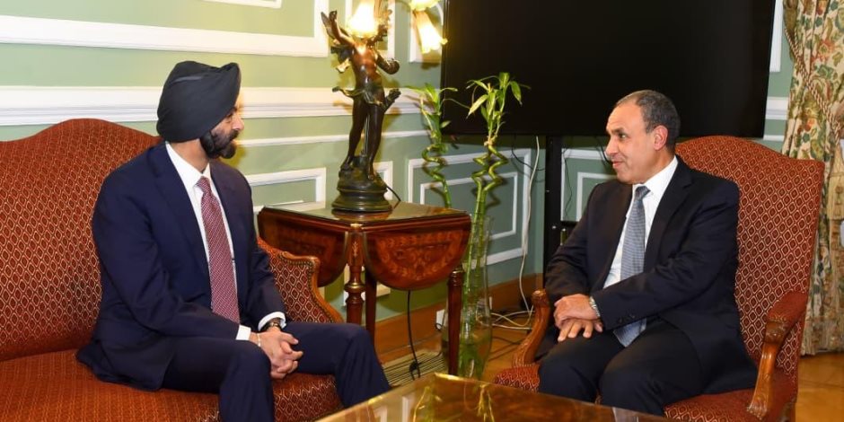 وزير الخارجية يستقبل رئيس مجموعة البنك الدولي