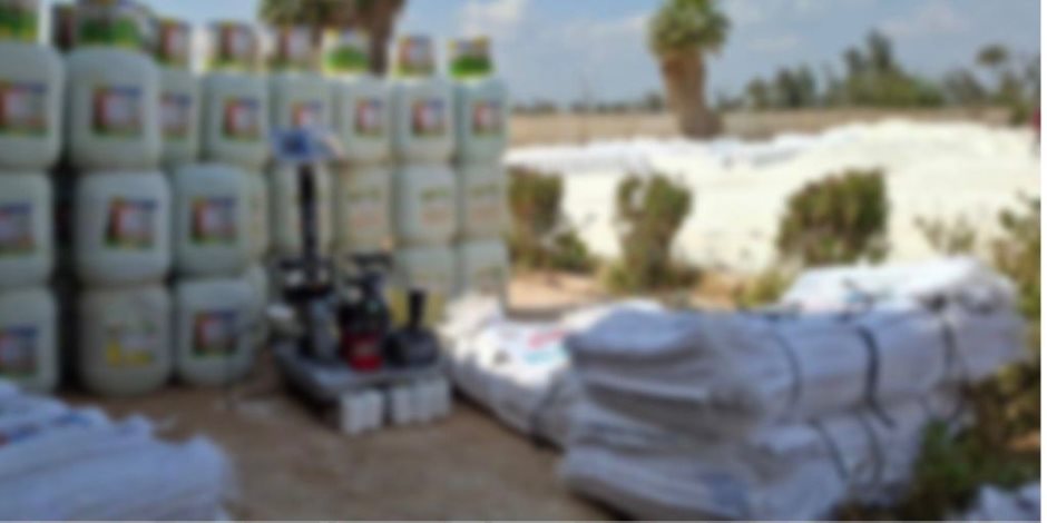 ضبط مصنع "بدون ترخيص" لإنتاج وتعبئة الأسمدة والمخصبات الزراعية المغشوشة ومجهولة المصدر بالشرقية