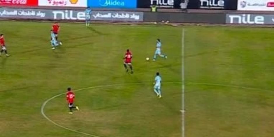 الأهلى يتعادل مع طلائع الجيش 1-1 فى الشوط الأول