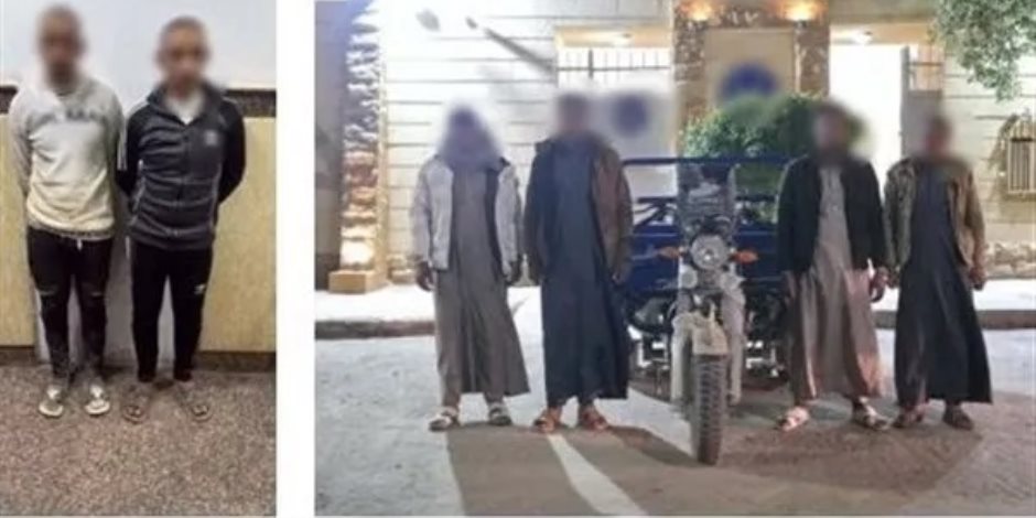 ضبط مرتكبي واقعة التعدى على شخصين بالضرب وتكبيلهما بالحبال في مطروح 