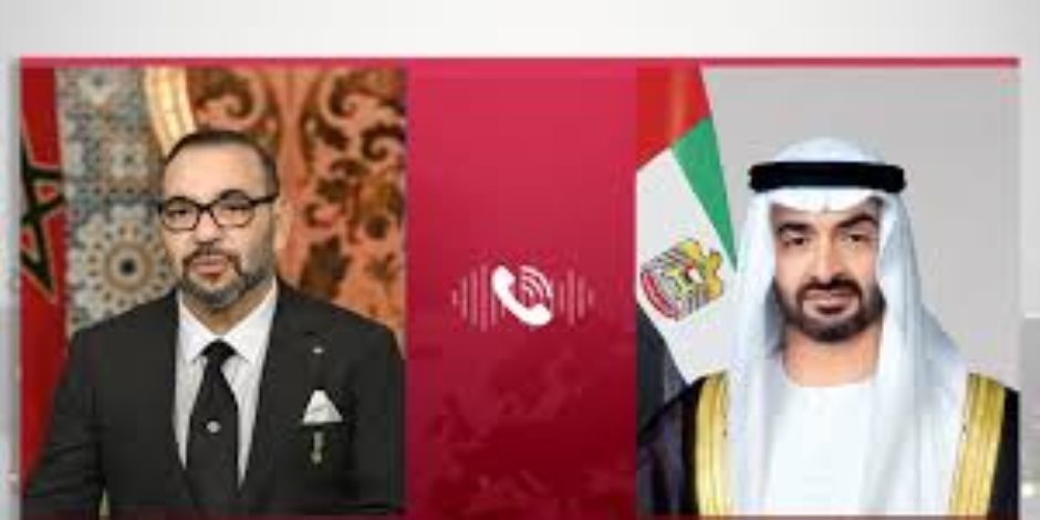 رئيس الإمارات وملك المغرب يبحثان هاتفيا التطورات فى المنطقة