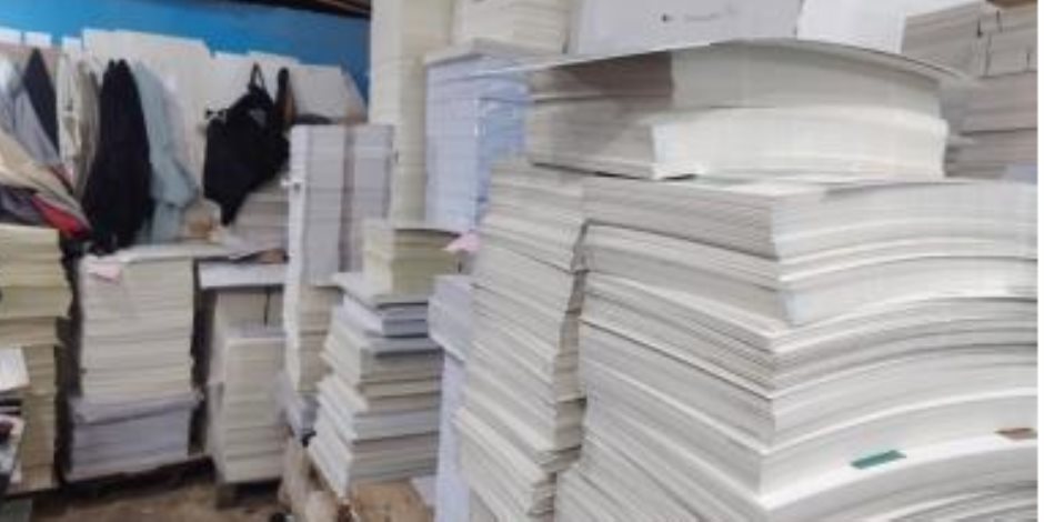 مباحث المصنفات تضبط مالك مطبعة فى القاهرة بحوزته 26 ألف مطبوع تجارى بدون تصريح 
