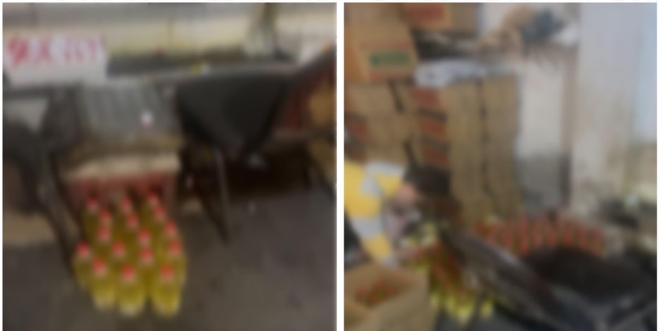 شرطة التموين تضبط 9 طن زيوت طعام مجهولة المصدر داخل مصنع غير مرخص فى الجيزة