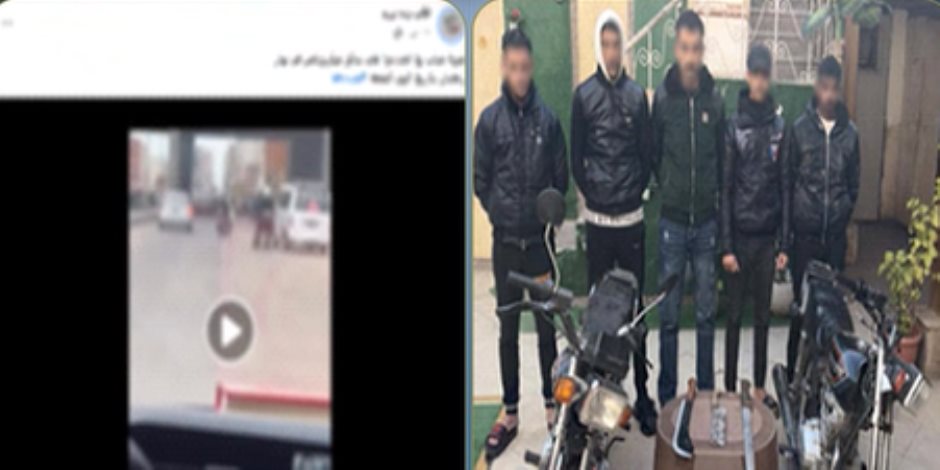 ضبط المتهمين بضرب قائد ميكروباص بأسلحة بيضاء في بوسعيد