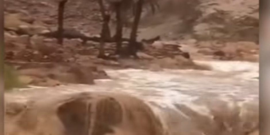 تقرير للرى عن حالة الطقس فى جنوب سيناء: سانت كاترين تعرضت لأمطار متوسطة وسيول 