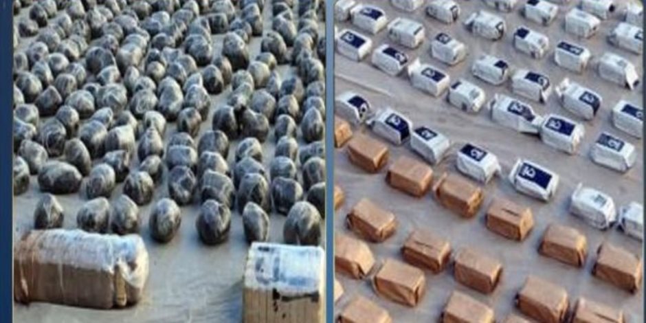 ضبط عناصر بؤرة إجرامية في السويس وبحوزتهم 3,150 طن مواد مخدرة قيمتها 230 مليون جنيه