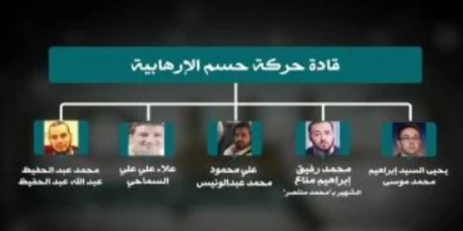 ننشر النص الكامل لبيان وزارة الداخلية بشأن ضبط خلية إرهابية تضم قادة من حركة حسم