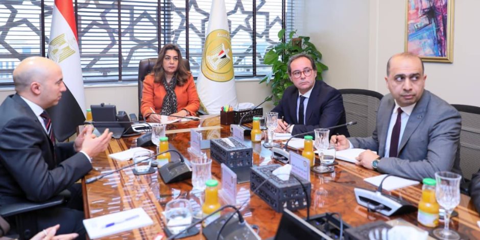 وزيرة التنمية المحلية والبيئة تبحث مع المدير التنفيذي لإحدى شركات القطاع الخاص فرص الشراكة لدعم الاستدامة وتعزيز الاقتصاد الدائري