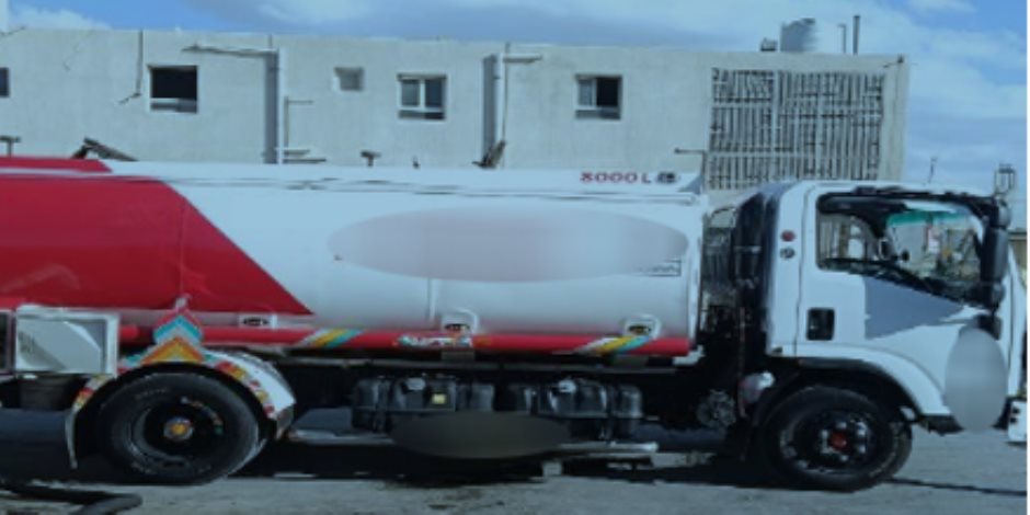 ضبط 8000 لتر سولار محملة على سيارة بفنطاس قبل بيعها فى السوق السوداء بالبحيرة