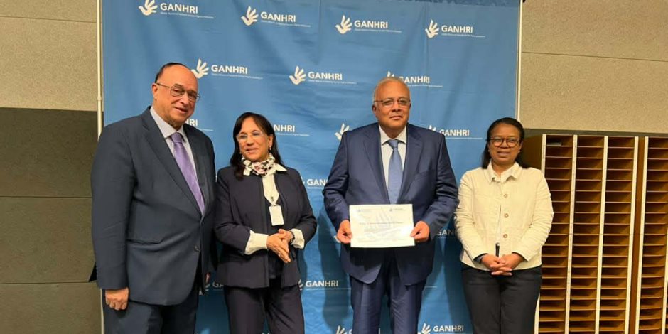 المجلس القومي لحقوق الإنسان يتسلم شهادة الاعتماد الدولية (أ) بمقر الأمم المتحدة