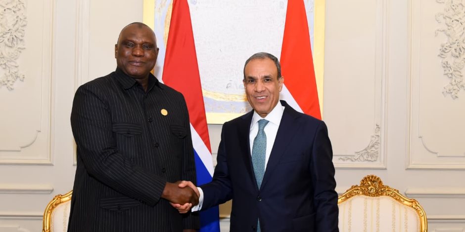 وزير الخارجية يبحث مع نظيره الجامبي تعزيز التعاون الثنائي وتكثيف التنسيق المشترك 