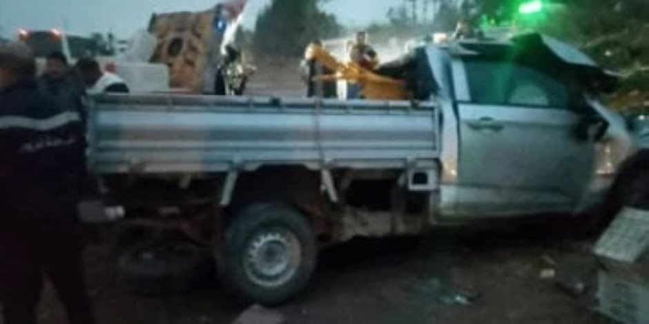 منذ قليل .. النيابة العامة بالسادات تعاين موقع حادث تصادم راح ضحيته 8 أشخاص بالمنوفية