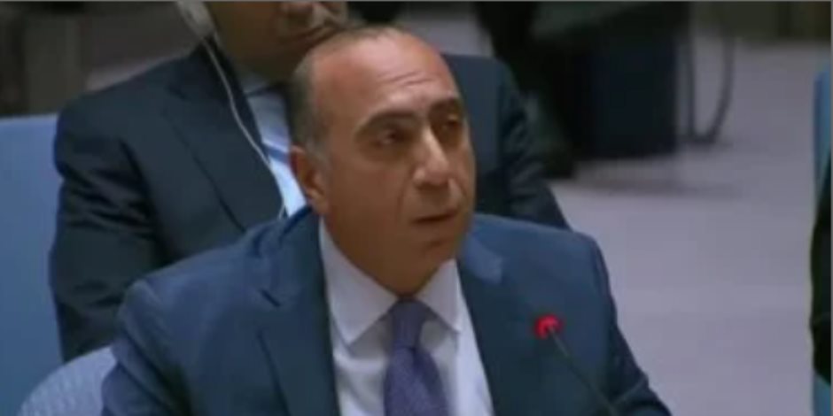 مندوب مصر فى مجلس الأمن: نطالب إيران بوقف الأعمال العدائية على الدول العربية