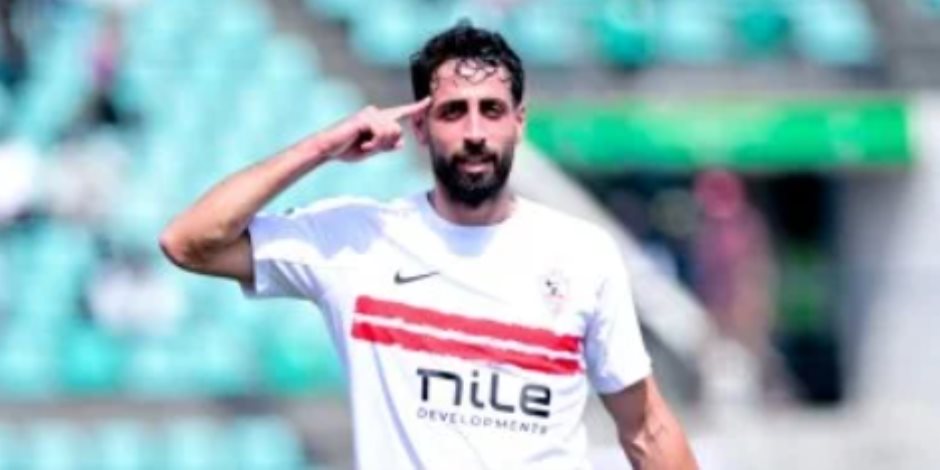 عدى الدباغ يسجل هدف التعادل للزمالك أمام المصرى بصناعة من بيزيرا