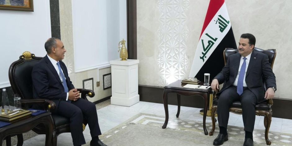 وزير الخارجية يلتقى مع رئيس وزراء جمهورية العراق الشقيقة