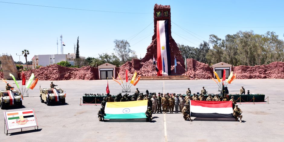 انطلاق فعاليات التدريب المصري الهندي المشترك «إعصار-4»