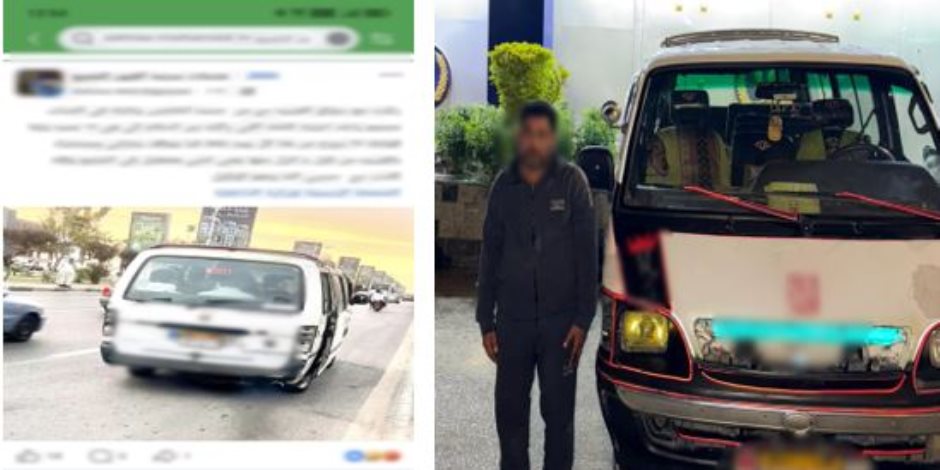 ضبط سائق ميكروباص تعدى بالسب على راكبة اعترضت على تحصيله أجرة أزيد من المقررة بالقليوبية