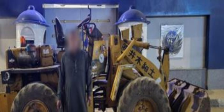 أمن الشرقية يضبط صاحب واقعة هدم الحاجز الخرسانى بأحد الطرق العامة