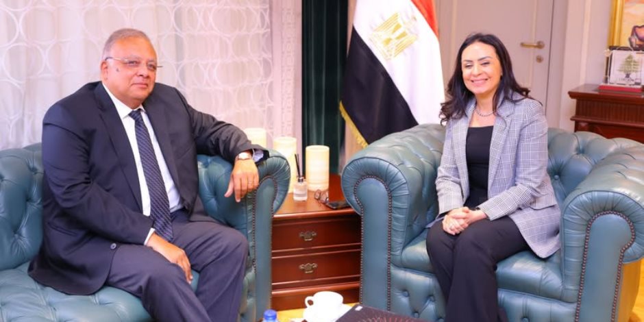 وزيرة التضامن الاجتماعي تلتقي رئيس المجلس القومي لحقوق الإنسان