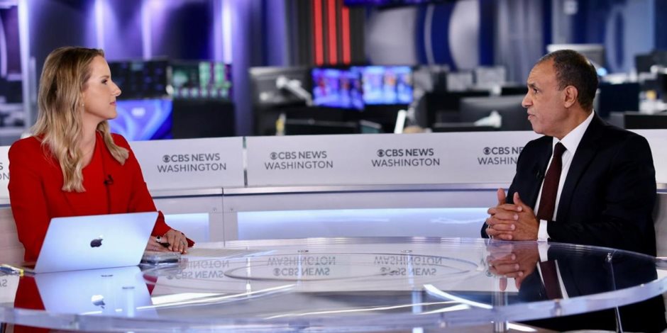 وزير الخارجية يستعرض فى لقاء مع CBC NEWS موقف مصر من تطورات أوضاع الشرق الأوسط