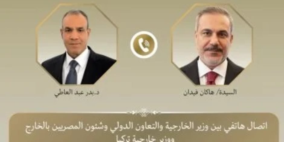 وزير الخارجية يبحث مع نظيره التركى مستجدات الأوضاع الإقليمية