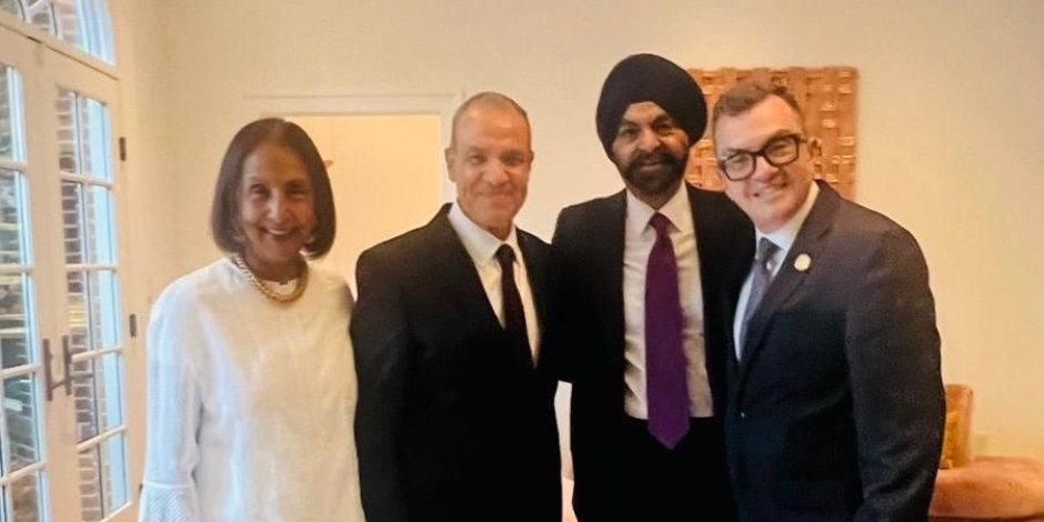 وزير الخارجية يلتقي رئيس مجموعة البنك الدولي