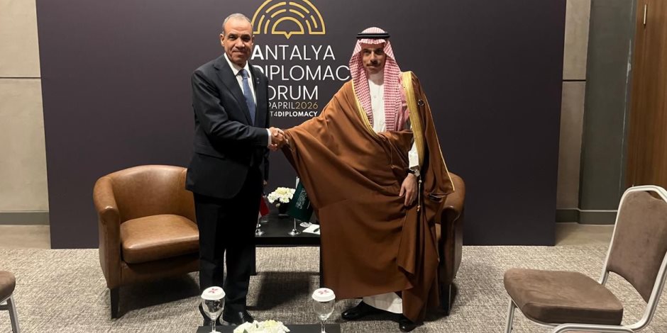 مشاورات مصرية سعودية على هامش منتدى أنطاليا الدبلوماسي