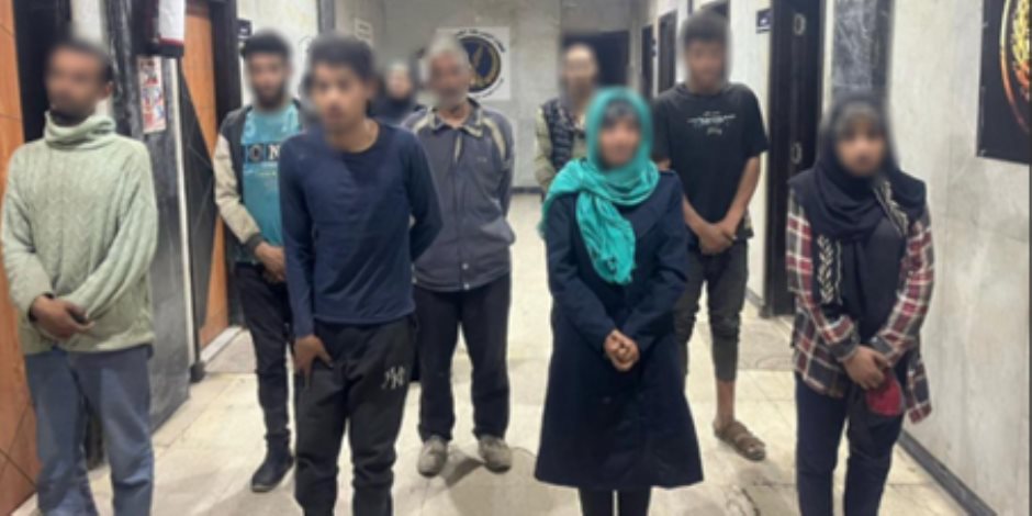 ضبط 6 رجال و4 سيدات استغلوا الصغار في أعمال التسول بالقاهرة