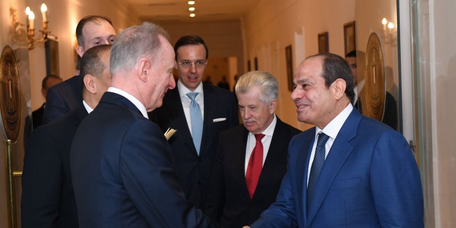 الرئيس السيسي يستقبل نيكولاي باتروشيف مساعد رئيس روسيا الاتحادية