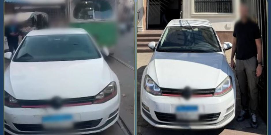 ضبط المتهم باستيقاف سيارته أعلى شريط الترام بإحدى المحطات والتسبب فى إعاقة الحركة المرورية بالإسكندرية 