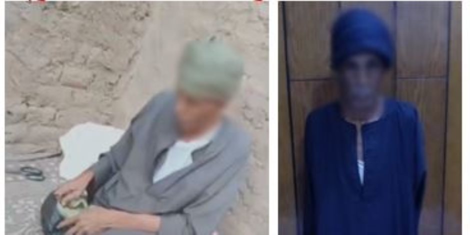 أمن سوهاج يضبط عامل بحوزته كمية من مخدر الحشيش وميزان حساس