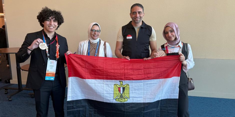بعثة مكتبة الإسكندرية تقتنص عدد من جوائز مسابقة المعرض الدولي للعلوم والهندسة بولاية أريزونا 