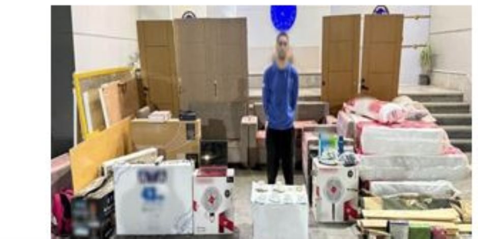  ضبط عاطل سرق فيلا سيدة وشقة نجلها فى المنيا