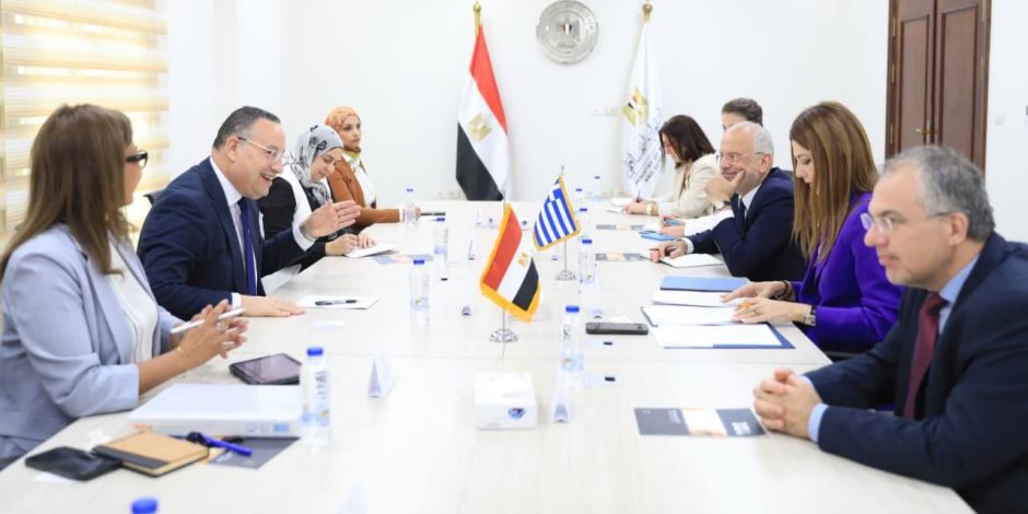 وزير التعليم العالي يستقبل وزيرة التعليم والرياضة اليونانية لبحث سبل التعاون المشترك