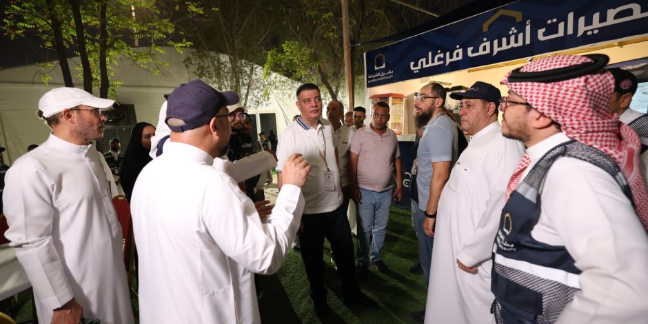 رئيس بعثة حج الجمعيات الأهلية يتفقد مخيمات حجاج الجمعيات بمشعري عرفات ومنى