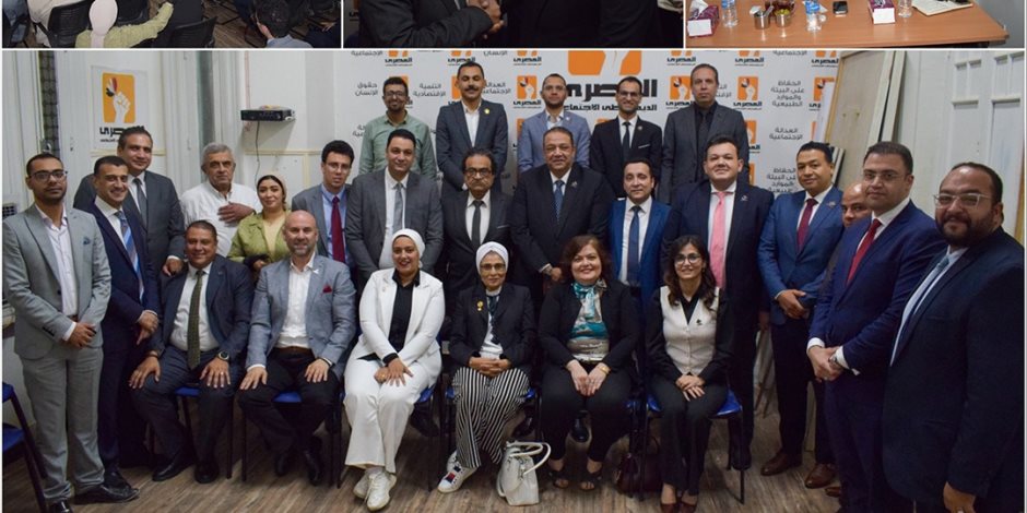 وفد تنسيقية شباب الأحزاب والسياسيين وقيادات وأعضاء الحزب المصري الديمقراطي الاجتماعي يناقشون عدد من القضايا التشريعية والسياسية